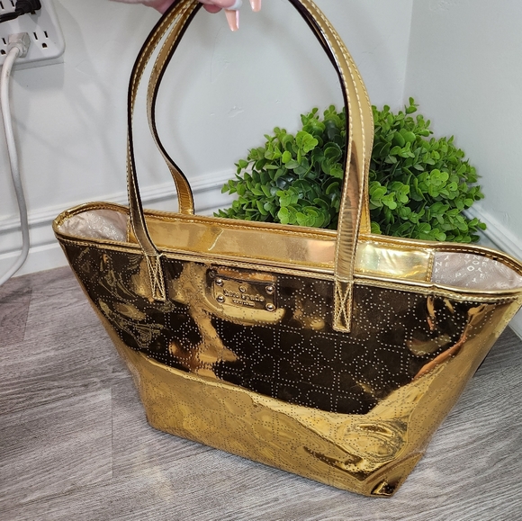 Kate Spade Gold tote - Picture 1 of 7